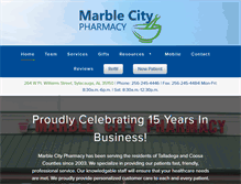 Tablet Screenshot of marblecitypharmacy.com